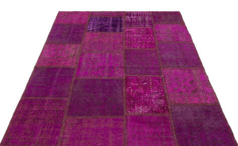 Apex Patchwork Unique Fuşya 22267 160 cm X 230 cm - 3