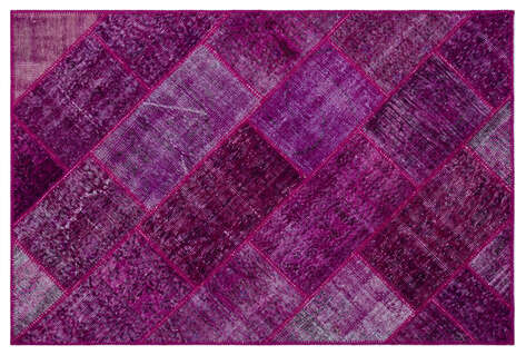 Apex Patchwork Unique Fuşya 26604 120 cm X 180 cm - 1