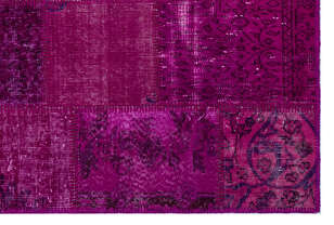 Apex Patchwork Unique Fuşya 26609 120 cm X 180 cm (4)