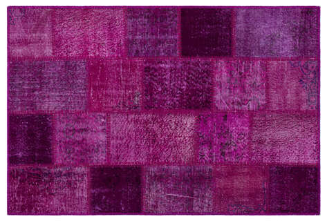 Apex Patchwork Unique Fuşya 26657 120 cm X 180 cm - 1
