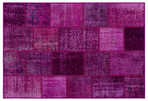 Apex Patchwork Unique Fuşya 26677 120 cm X 180 cm - 1