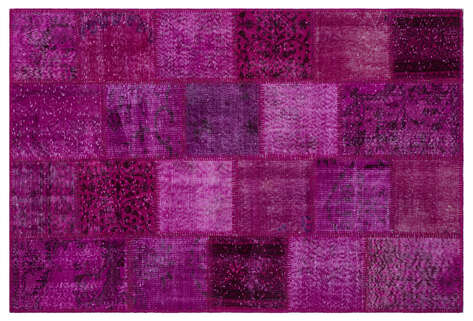 Apex Patchwork Unique Fuşya 26826 120 cm X 180 cm - 1