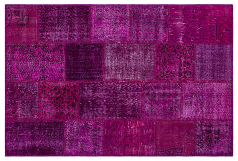 Apex Patchwork Unique Fuşya 26827 120 cm X 180 cm - 1