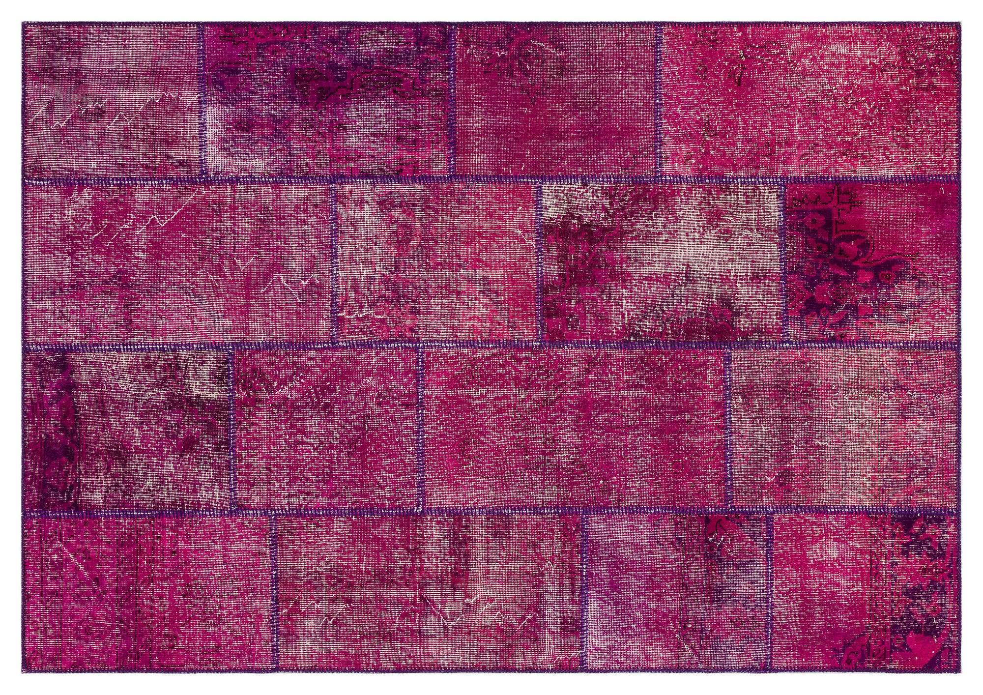 Apex Patchwork Unique Fuşya 36511 161 cm X 231 cm
