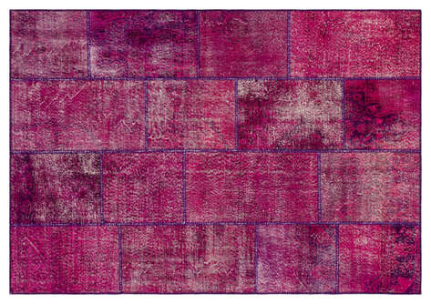 Apex Patchwork Unique Fuşya 36511 161 cm X 231 cm - 1