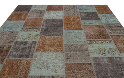 Apex Patchwork Unique Gri 21845 274 cm X 365 cm - 3