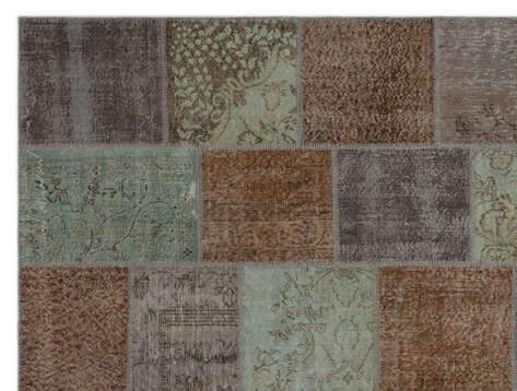 Apex Patchwork Unique Gri 21845 274 cm X 365 cm - 4
