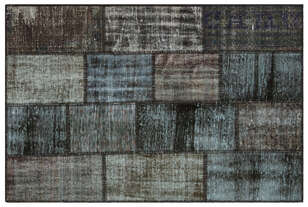 Apex Patchwork Unique Gri 35383 120 cm X 181 cm (1)