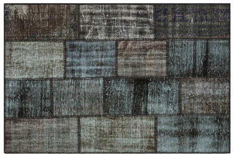 Apex Patchwork Unique Gri 35383 120 cm X 181 cm - 1