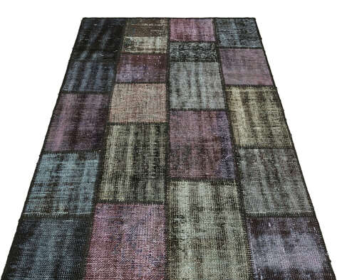 Apex Patchwork Unique Gri 35388 120 cm X 181 cm - 3