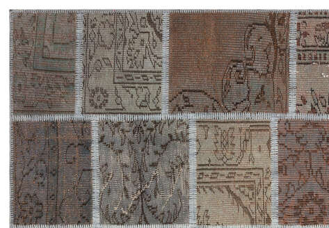 Apex Patchwork Unique Gri 35451 162 cm X 234 cm - 4