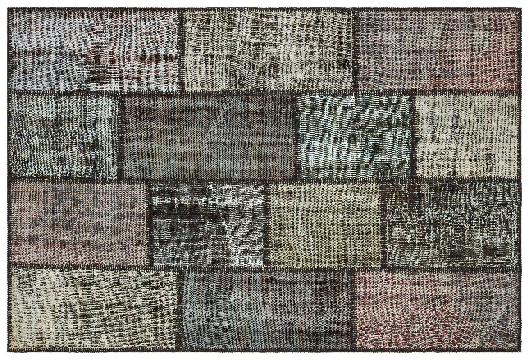 Apex Patchwork Unique Gri 35567 120 cm X 179 cm