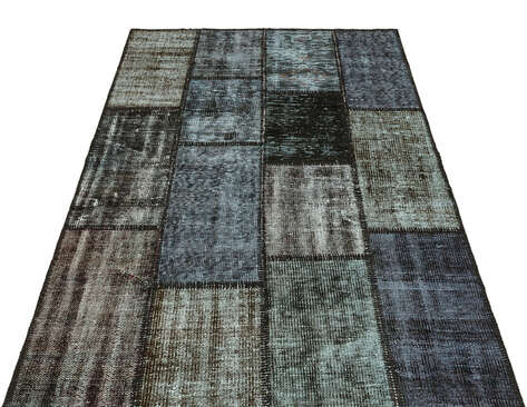 Apex Patchwork Unique Gri 35575 122 cm X 180 cm - 3