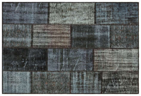 Apex Patchwork Unique Gri 35580 122 cm X 179 cm - 1