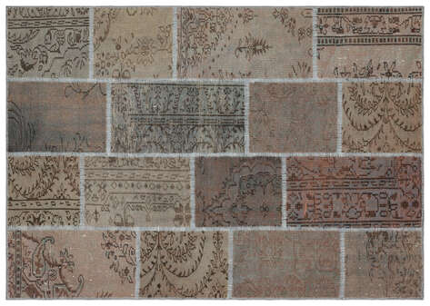 Apex Patchwork Unique Gri 35846 163 cm X 230 cm - 1