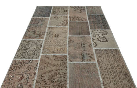 Apex Patchwork Unique Gri 35867 162 cm X 228 cm - 3