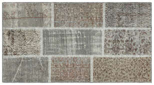 Apex Patchwork Unique Gri 36201 080 cm X 148 cm (1)
