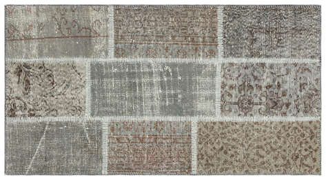 Apex Patchwork Unique Gri 36201 080 cm X 148 cm - 1