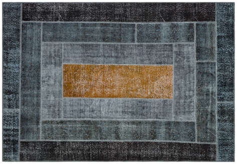 Apex Patchwork Unique Gri 36422 190 cm X 276 cm - 1