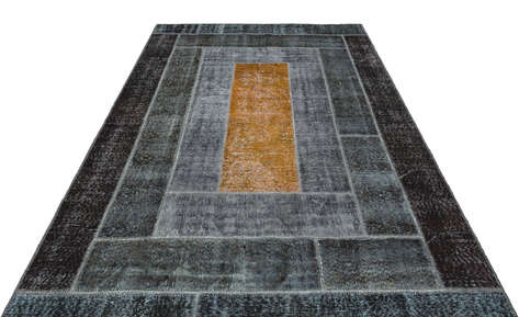 Apex Patchwork Unique Gri 36422 190 cm X 276 cm - 3
