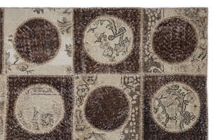 Apex Patchwork Unique Kahve 2092 160 cm X 230 cm (3)