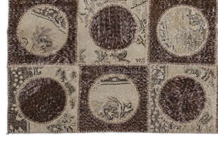 Apex Patchwork Unique Kahve 2092 160 cm X 230 cm (4)