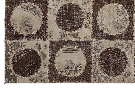 Apex Patchwork Unique Kahve 2092 160 cm X 230 cm - 4