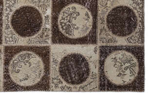 Apex Patchwork Unique Kahve 2092 160 cm X 230 cm (5)