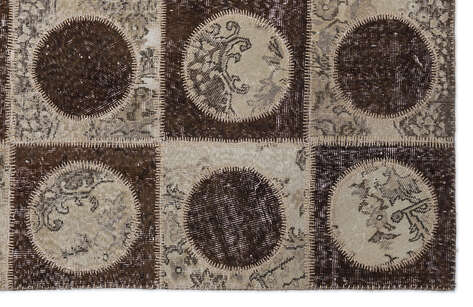 Apex Patchwork Unique Kahve 2092 160 cm X 230 cm - 5