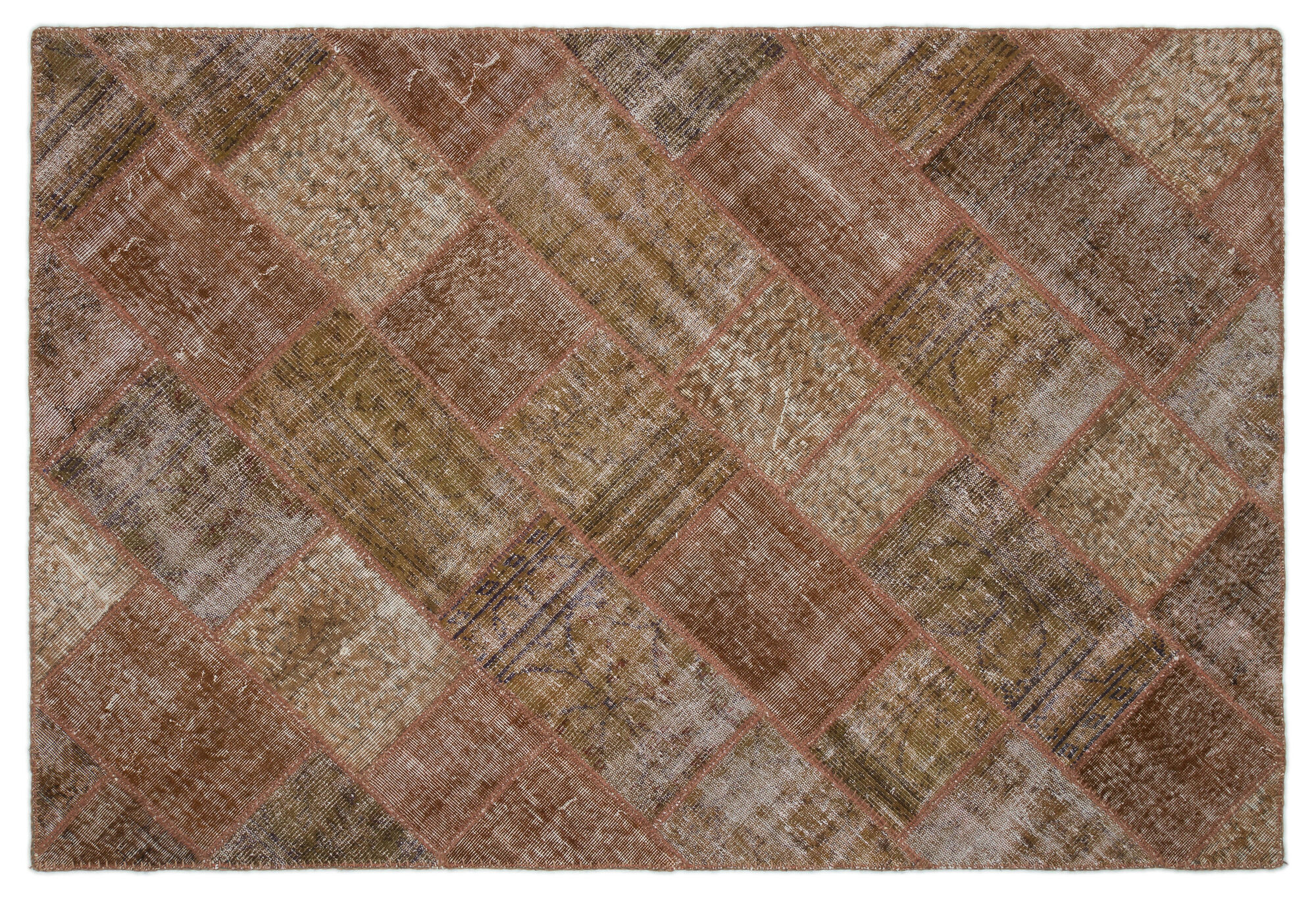 Apex Patchwork Unique Kahve 21006 157 cm X 232 cm