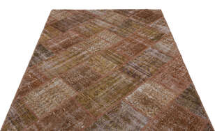 Apex Patchwork Unique Kahve 21006 157 cm X 232 cm (3)