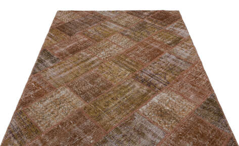 Apex Patchwork Unique Kahve 21006 157 cm X 232 cm - 3