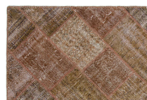 Apex Patchwork Unique Kahve 21006 157 cm X 232 cm - 4