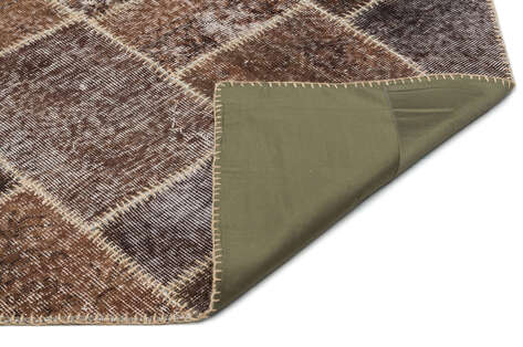 Apex Patchwork Unique Kahve 21011 160 cm X 228 cm - 2