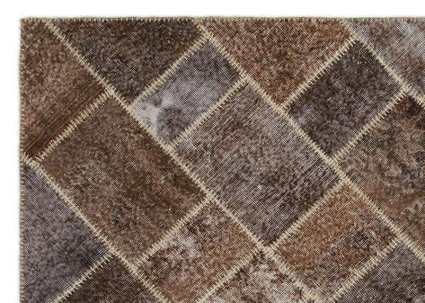 Apex Patchwork Unique Kahve 21011 160 cm X 228 cm - 4
