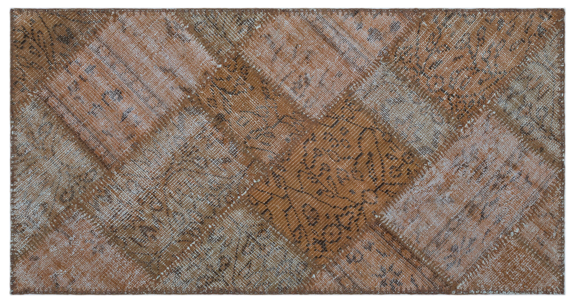 Apex Patchwork Unique Kahve 21332 080 cm X 153 cm