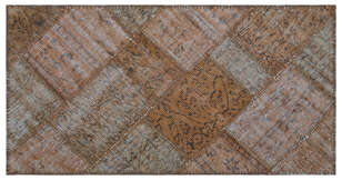 Apex Patchwork Unique Kahve 21332 080 cm X 153 cm (1)