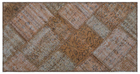 Apex Patchwork Unique Kahve 21332 080 cm X 153 cm - 1