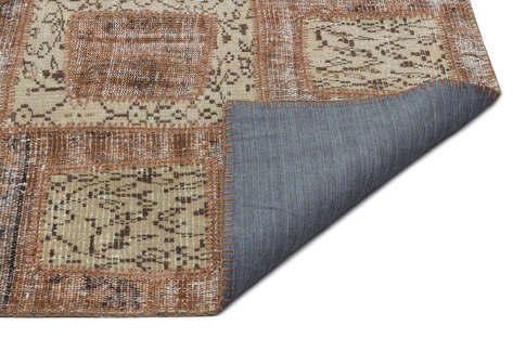 Apex Patchwork Unique Kahve 21435 160 cm X 242 cm - 2