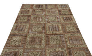 Apex Patchwork Unique Kahve 21435 160 cm X 242 cm (3)