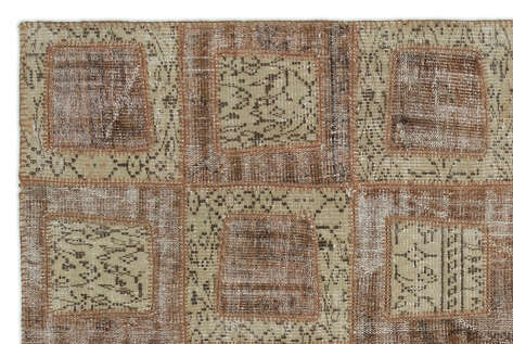 Apex Patchwork Unique Kahve 21435 160 cm X 242 cm - 4