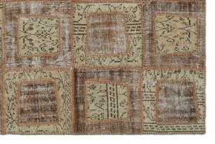 Apex Patchwork Unique Kahve 21435 160 cm X 242 cm (5)