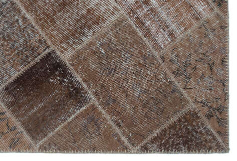 Apex Patchwork Unique Kahve 22194 120 cm X 180 cm - 4