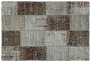 Apex Patchwork Unique Kahve 22317 120 cm X 180 cm (1)