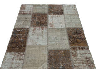 Apex Patchwork Unique Kahve 22317 120 cm X 180 cm (3)