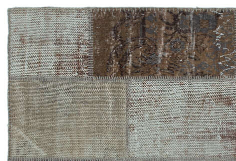 Apex Patchwork Unique Kahve 22317 120 cm X 180 cm - 5
