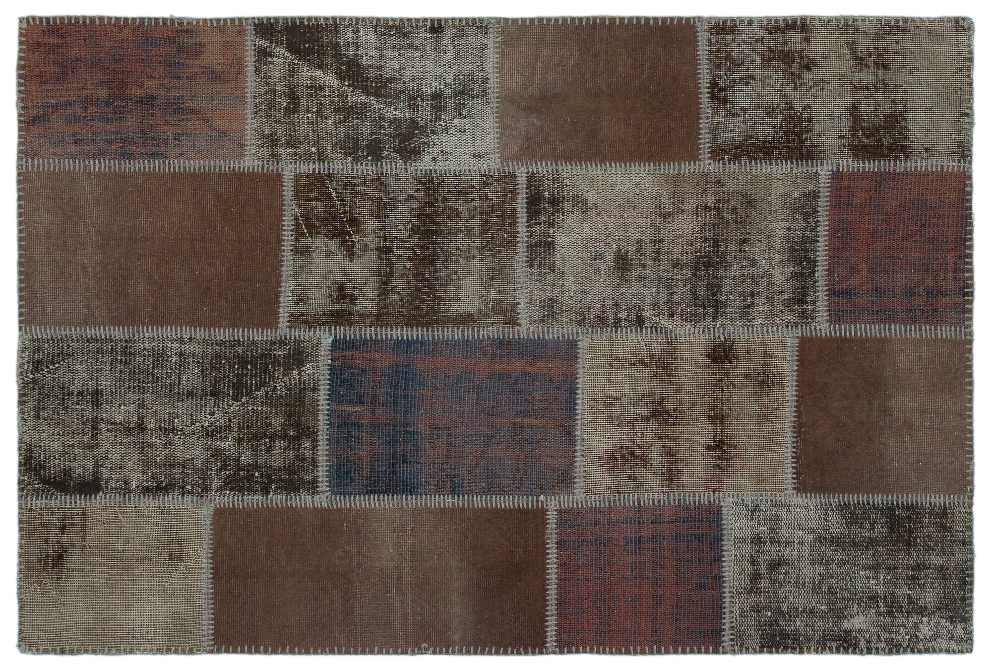 Apex Patchwork Unique Kahve 22337 120 cm X 180 cm
