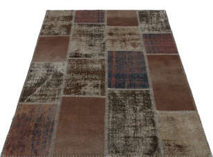 Apex Patchwork Unique Kahve 22337 120 cm X 180 cm (3)