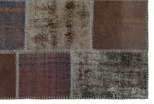 Apex Patchwork Unique Kahve 22337 120 cm X 180 cm (4)