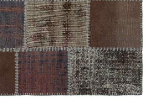Apex Patchwork Unique Kahve 22337 120 cm X 180 cm - 4